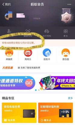 蚂蚁积分可以兑换什么 年底到期的支付宝蚂蚁会员积分怎么用