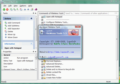 FileMenu Tools