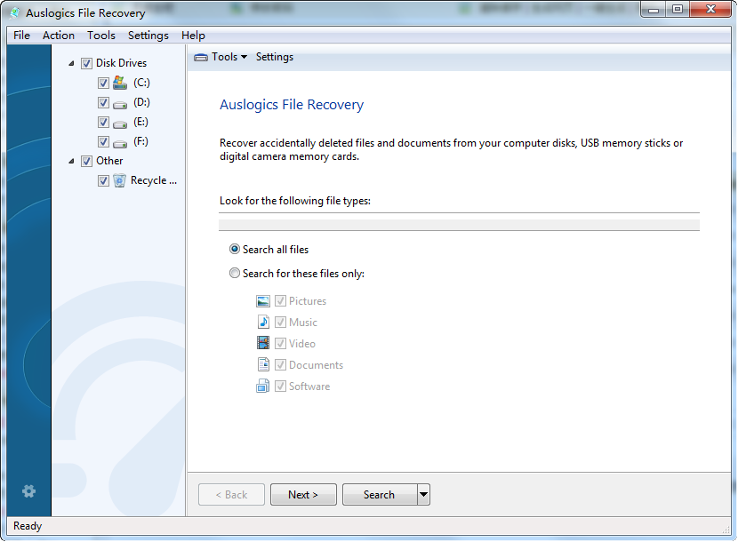 Auslogics File Recovery