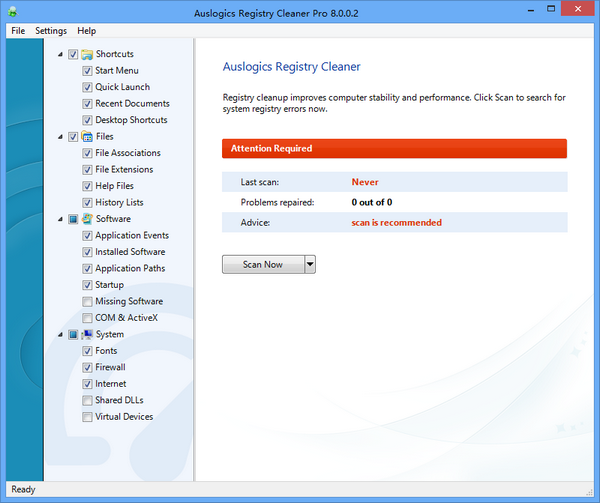 Auslogics Registry Cleaner Pro(系统注册表清理工具)