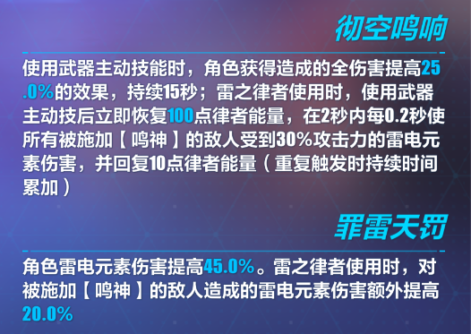 崩坏3雷之律者武器天殛之境裁决评测 崩坏3雷之律者武器天殛之境裁决怎么样