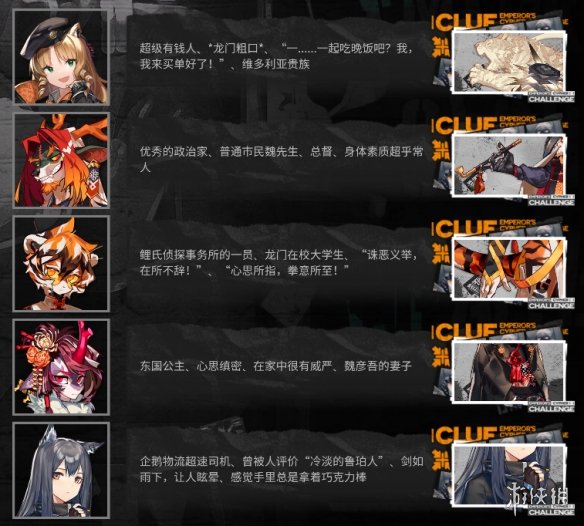 《明日方舟》大帝的挑战怎么打 猜干员活动玩法答案