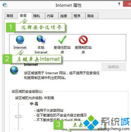 点击【自定义级别】