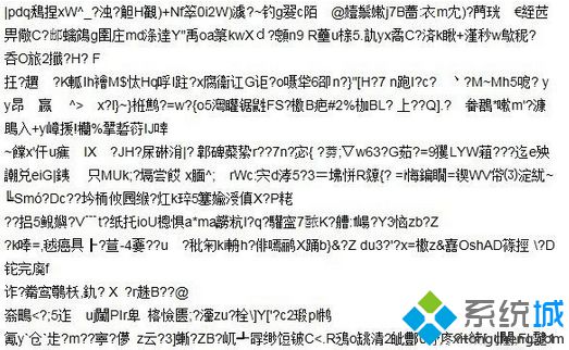 Win7系统打开应用后字体全是乱码