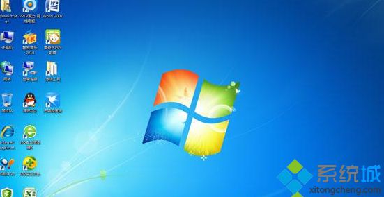 进入到win7系统桌面